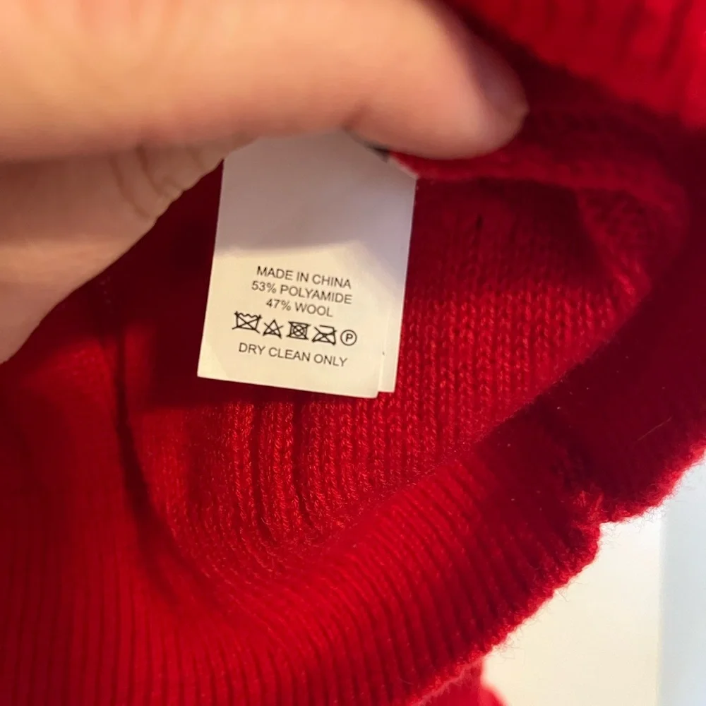 kate spade Red Ruffle Sweater - Picture 4 of 4